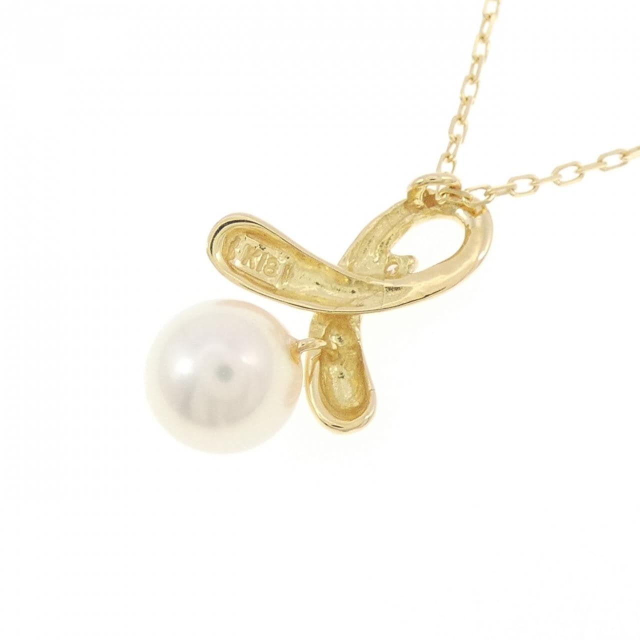 K18YG アコヤパール ネックレス 6.6mm