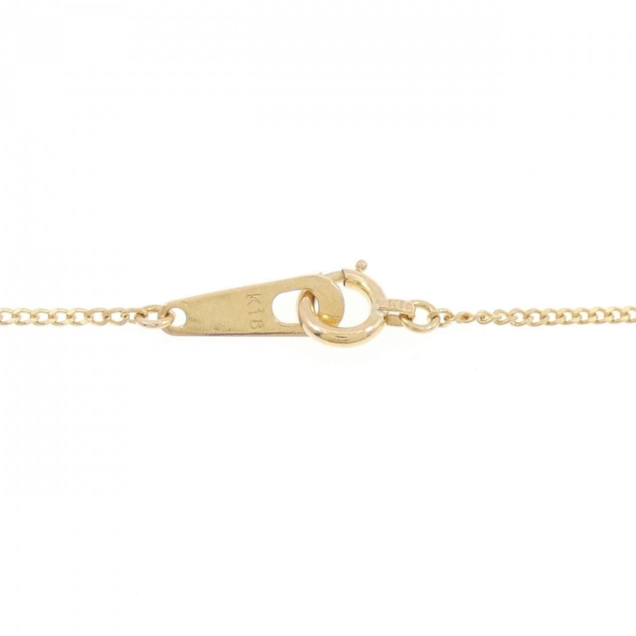 K18YG ハート ダイヤモンド ネックレス 0.11CT