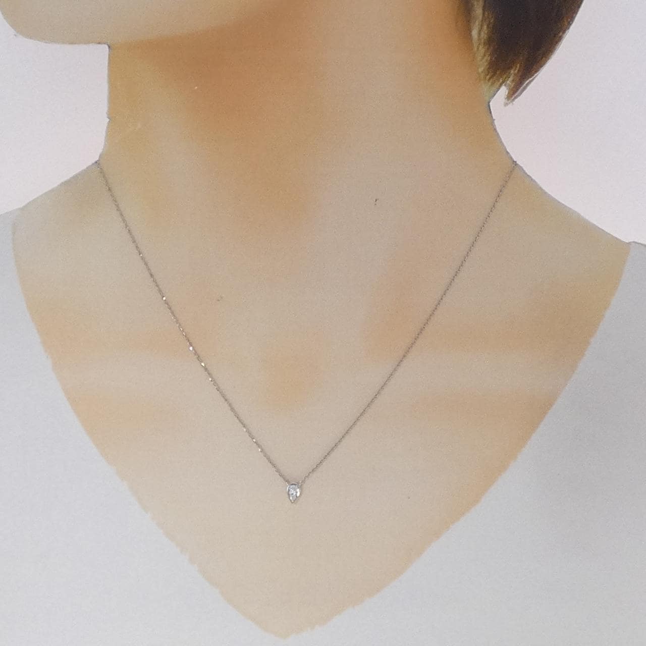 スタージュエリー ダイヤモンド ネックレス 0.04CT