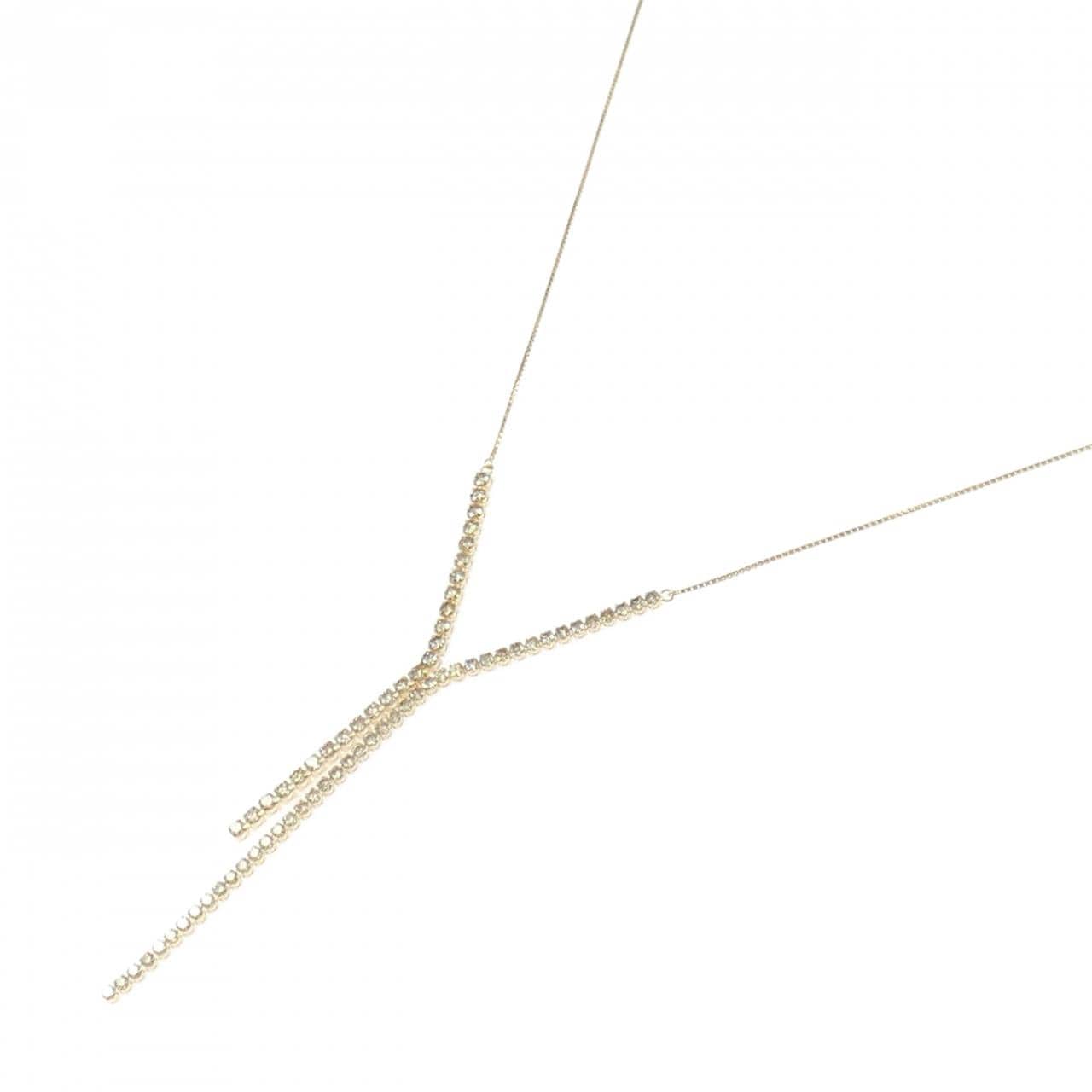 K18YG ダイヤモンド ネックレス 2.00CT