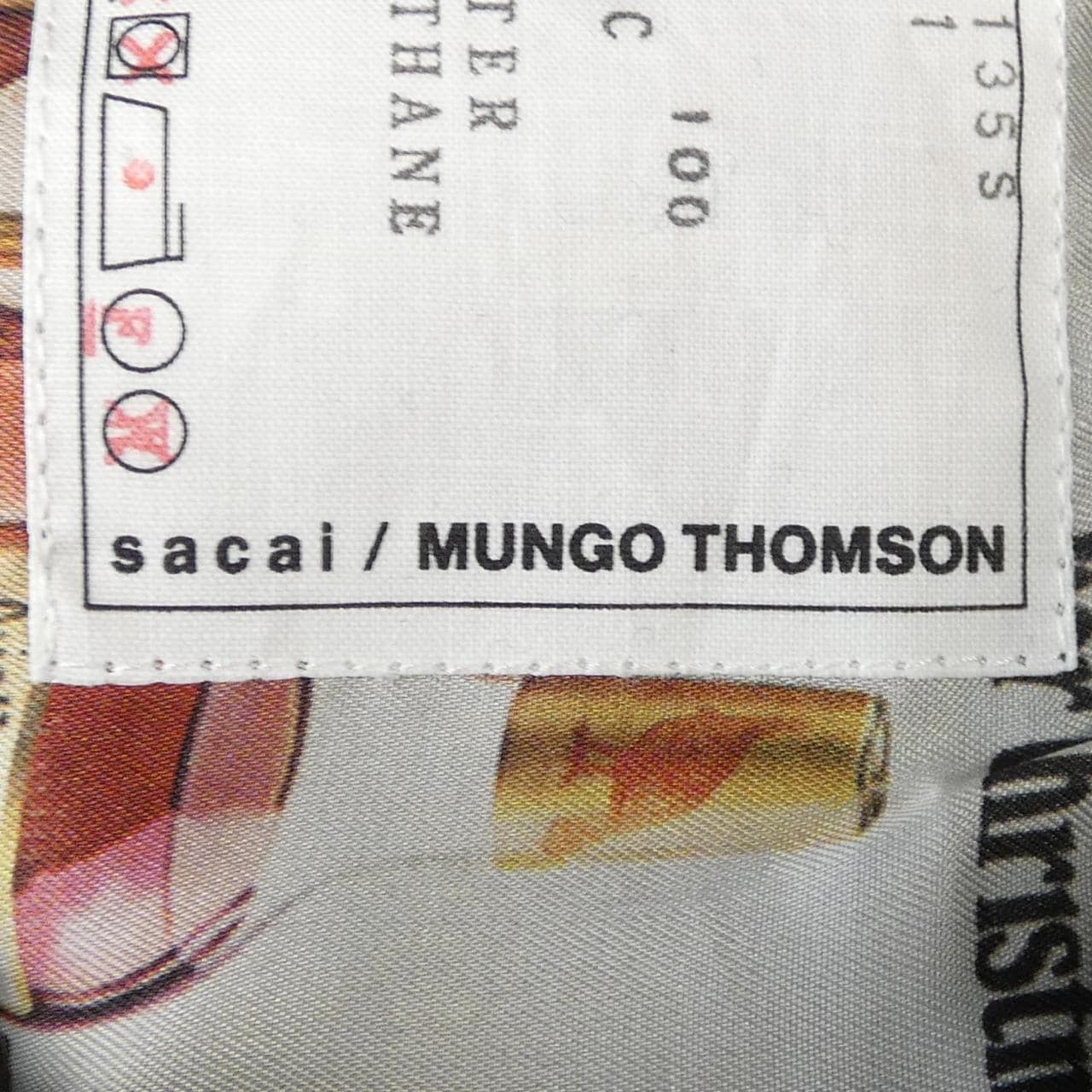 サカイ SACAI MUNGO THOMSON 25-01135S UNISEX ブルゾン