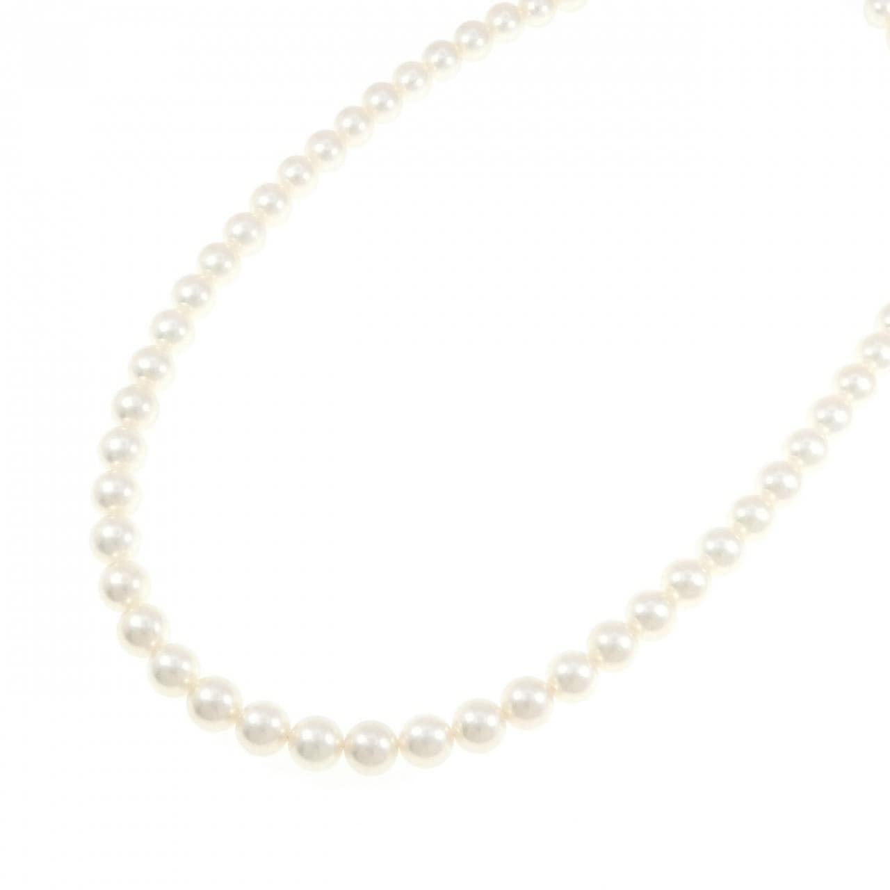 シルバークラスプ アコヤパール ネックレス 7.0-7.5mm