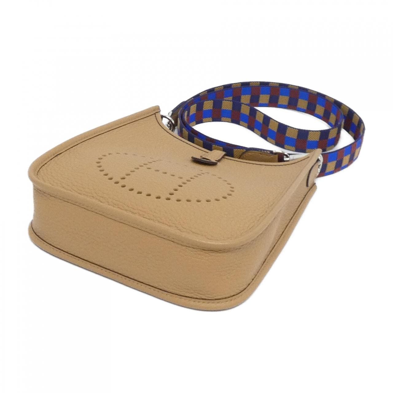 HERMES MAXI QUADRILLE Evelyn Amazon 16cm 083433CK Shoulder Bag