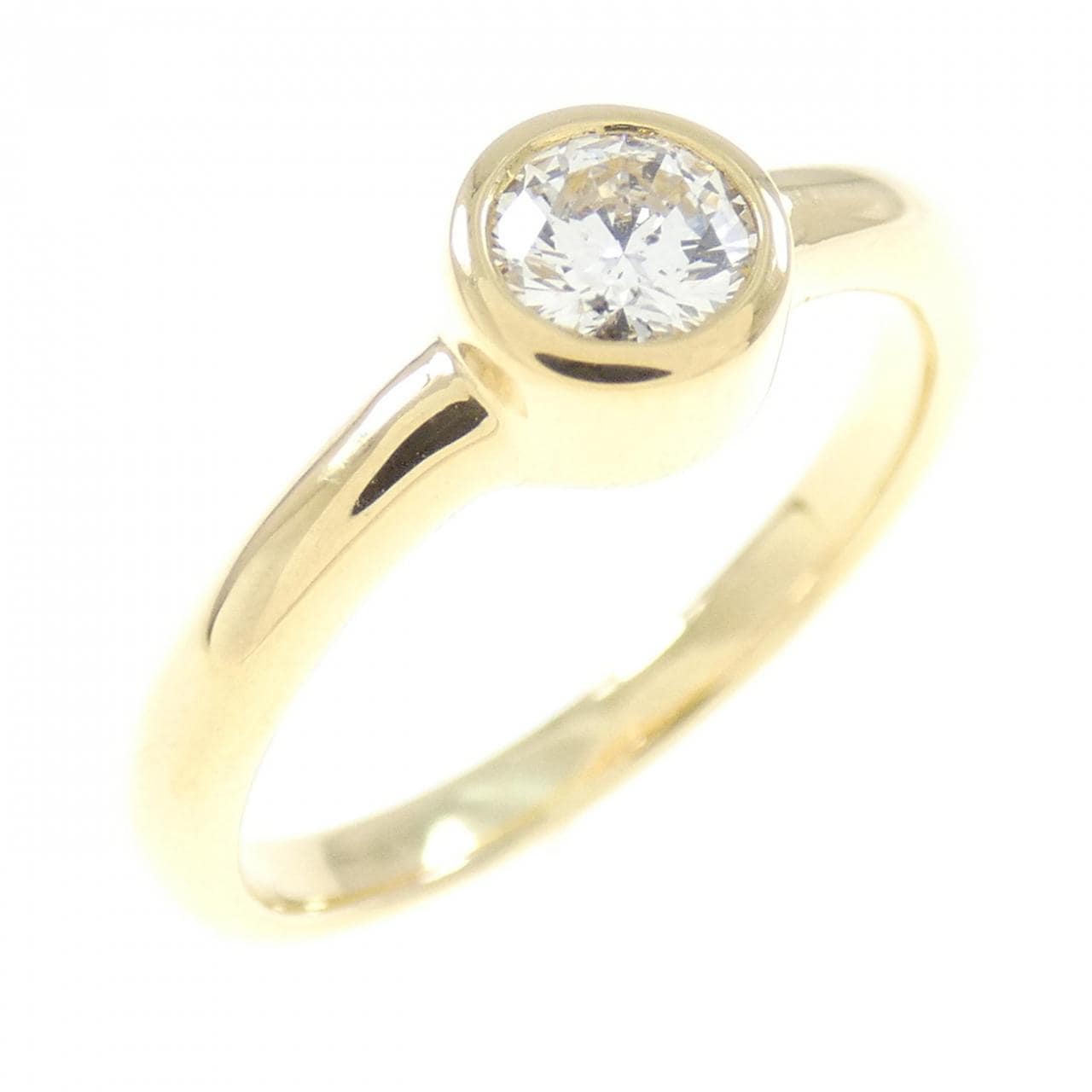 K18YG ダイヤモンド リング 0.244CT
