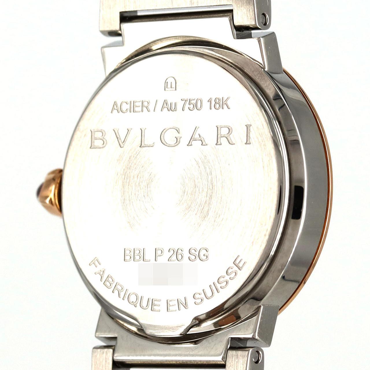 BVLGARI BVLGARI BVLGARI格麗 PG 兩色調 12P BBLP26SG/BBL26WSPG/12 SSxPG石英