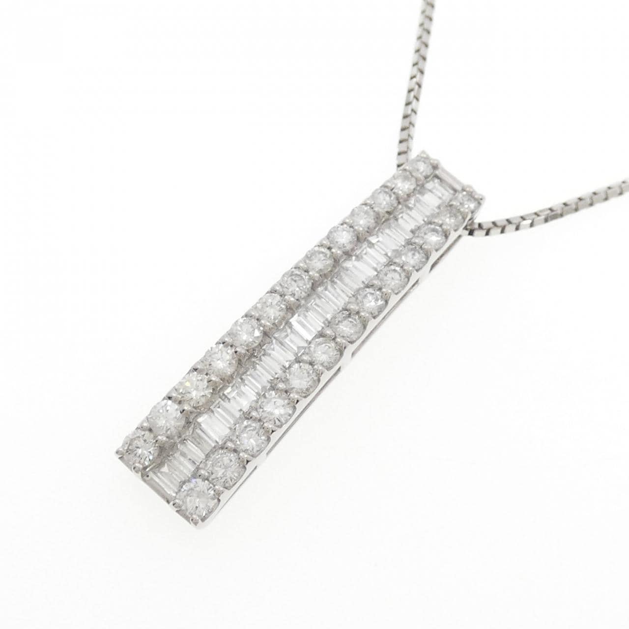 PT900/PT850 ダイヤモンド ネックレス 1.55CT