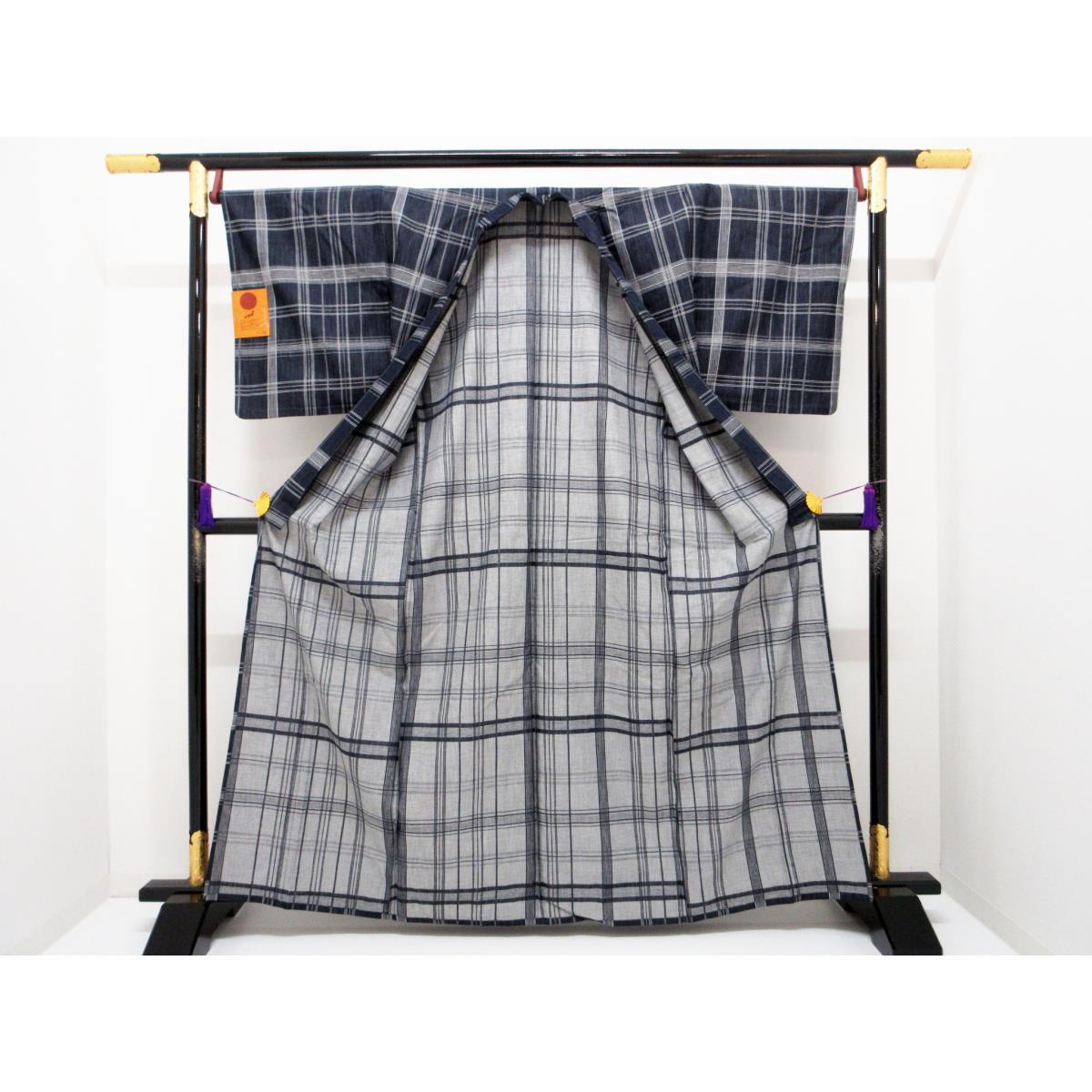 【新品】単衣　岡山デニム　身幅Ｌ寸