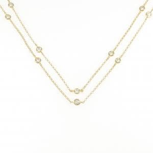750YG ダイヤモンド ネックレス 0.72CT