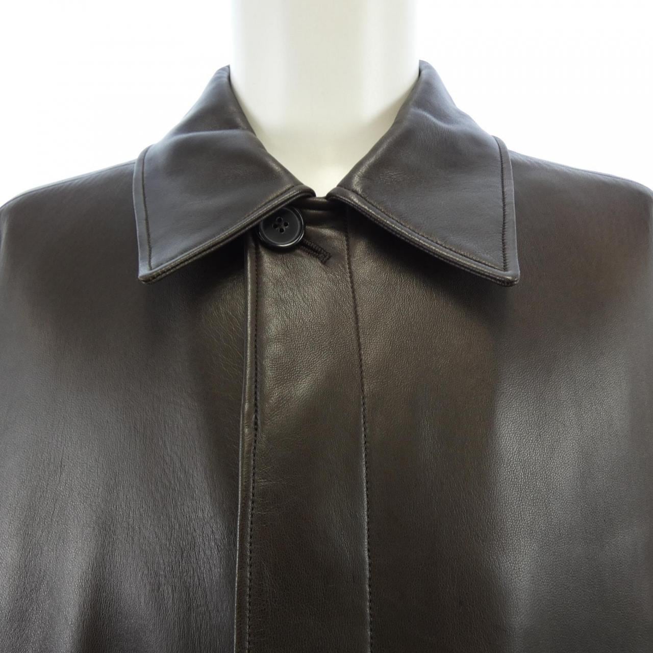 エルメス HERMES レザーコート