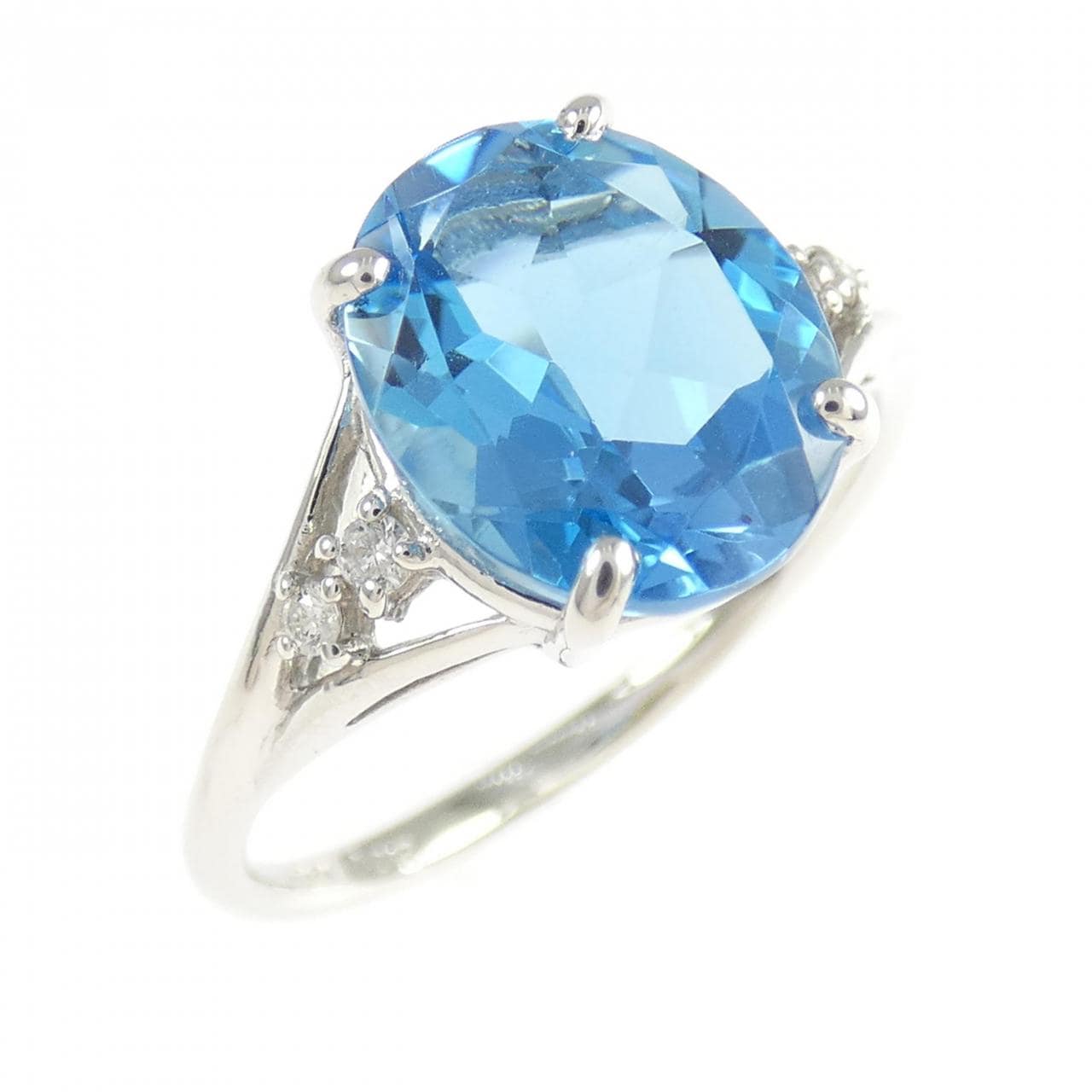 PT900 ブルートパーズ リング 3.00CT