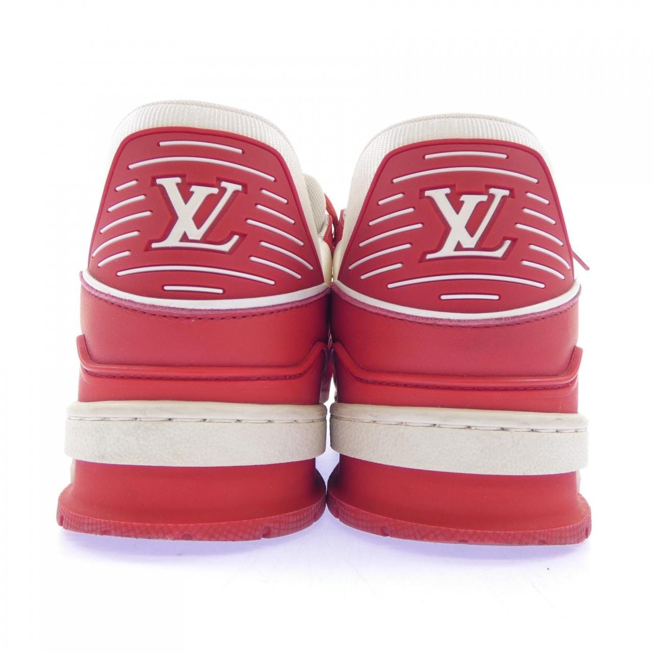 ルイヴィトン LOUIS VUITTON LVトレイナーライン RED スニーカー