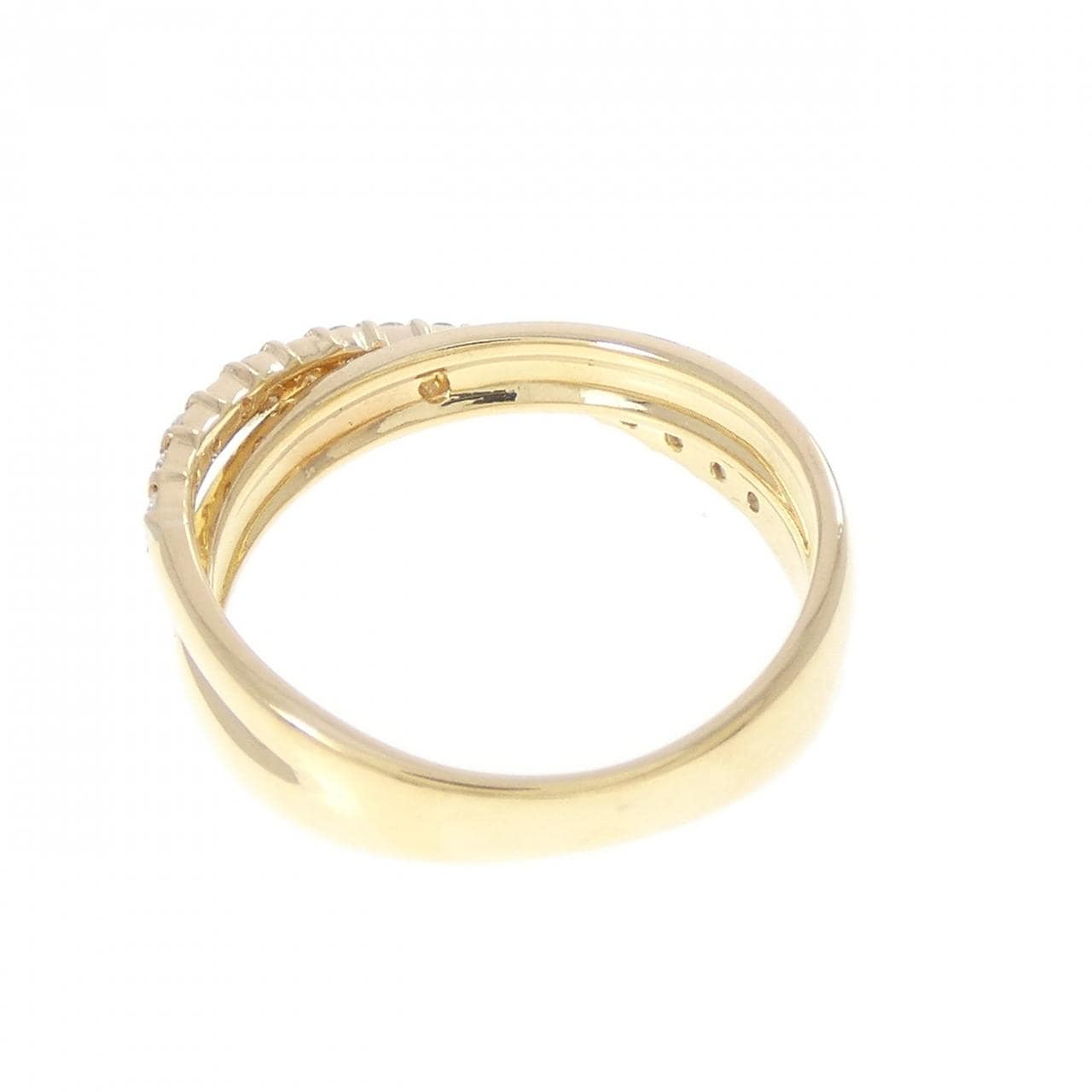 K18YG ダイヤモンド リング 0.24CT