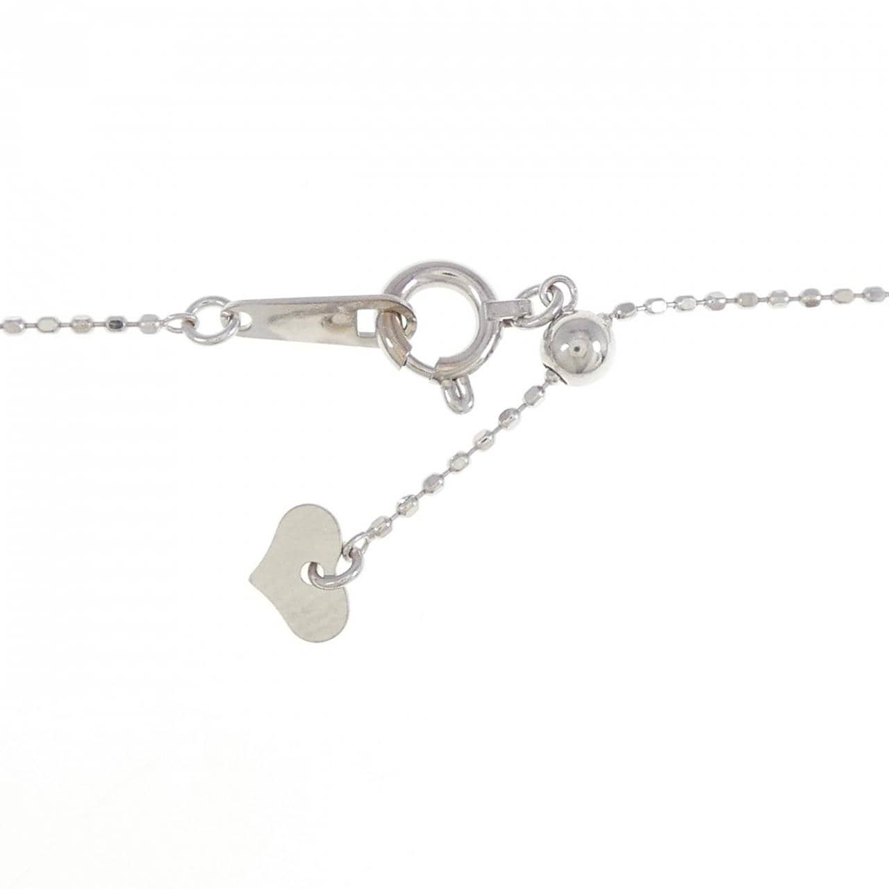 K18WG ダイヤモンド ネックレス 0.10CT