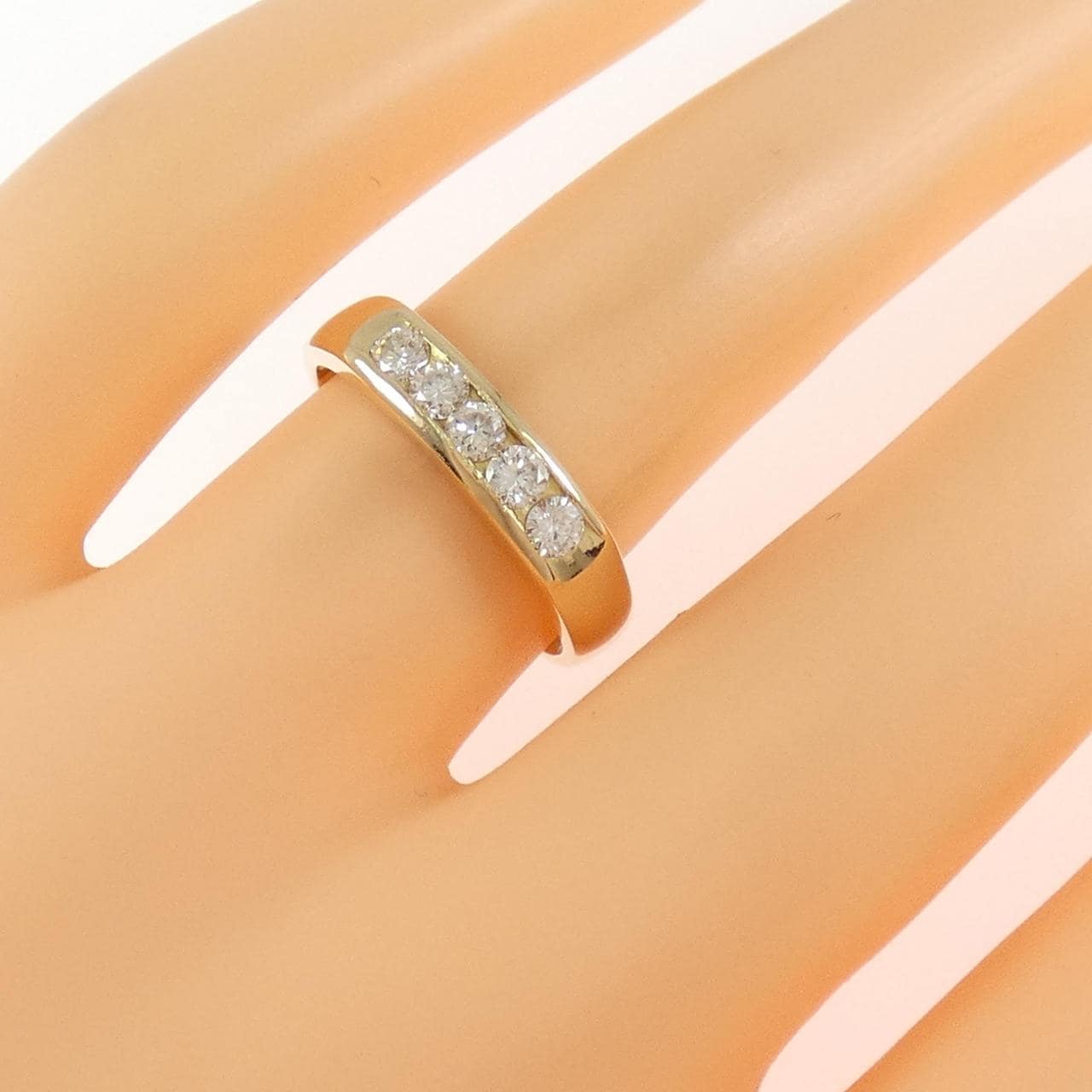 K18YG ダイヤモンド リング 0.31CT