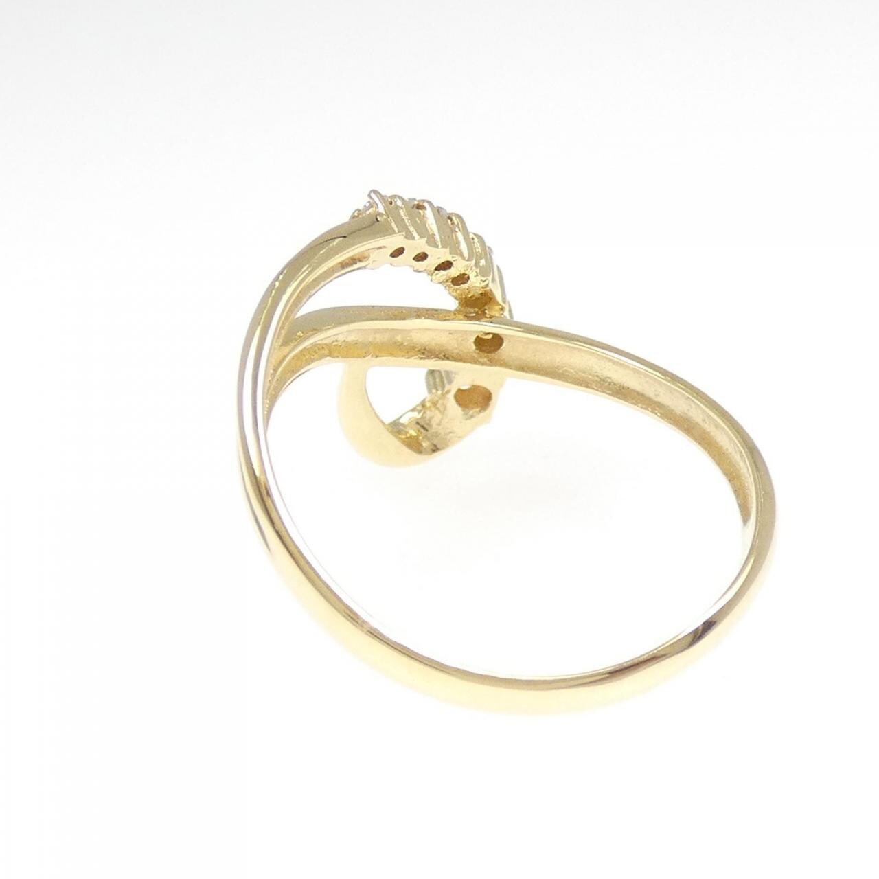 K18YG ダイヤモンド リング 0.16CT
