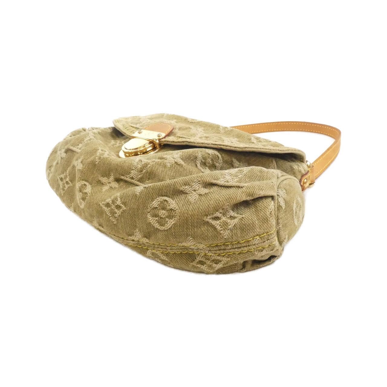 ルイヴィトン モノグラム デニム ミニ プリーティ M95217 ショルダーバッグ