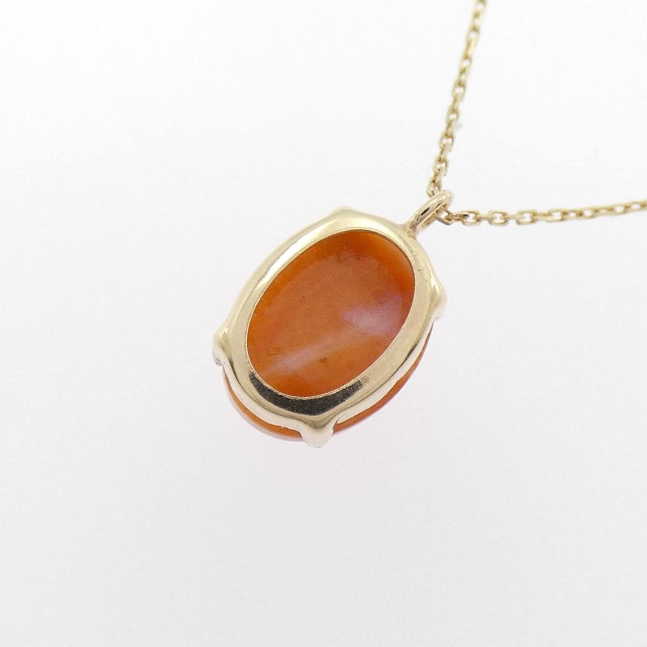 【新品】K10YG マザーオブパール ネックレス