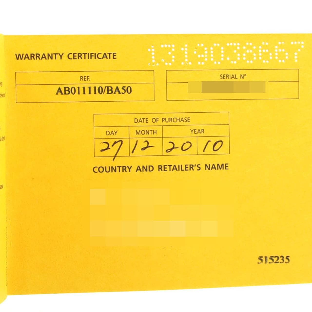 ブライトリング クロノマット01 LIMITED AB0111/S013B50PS SS 自動巻