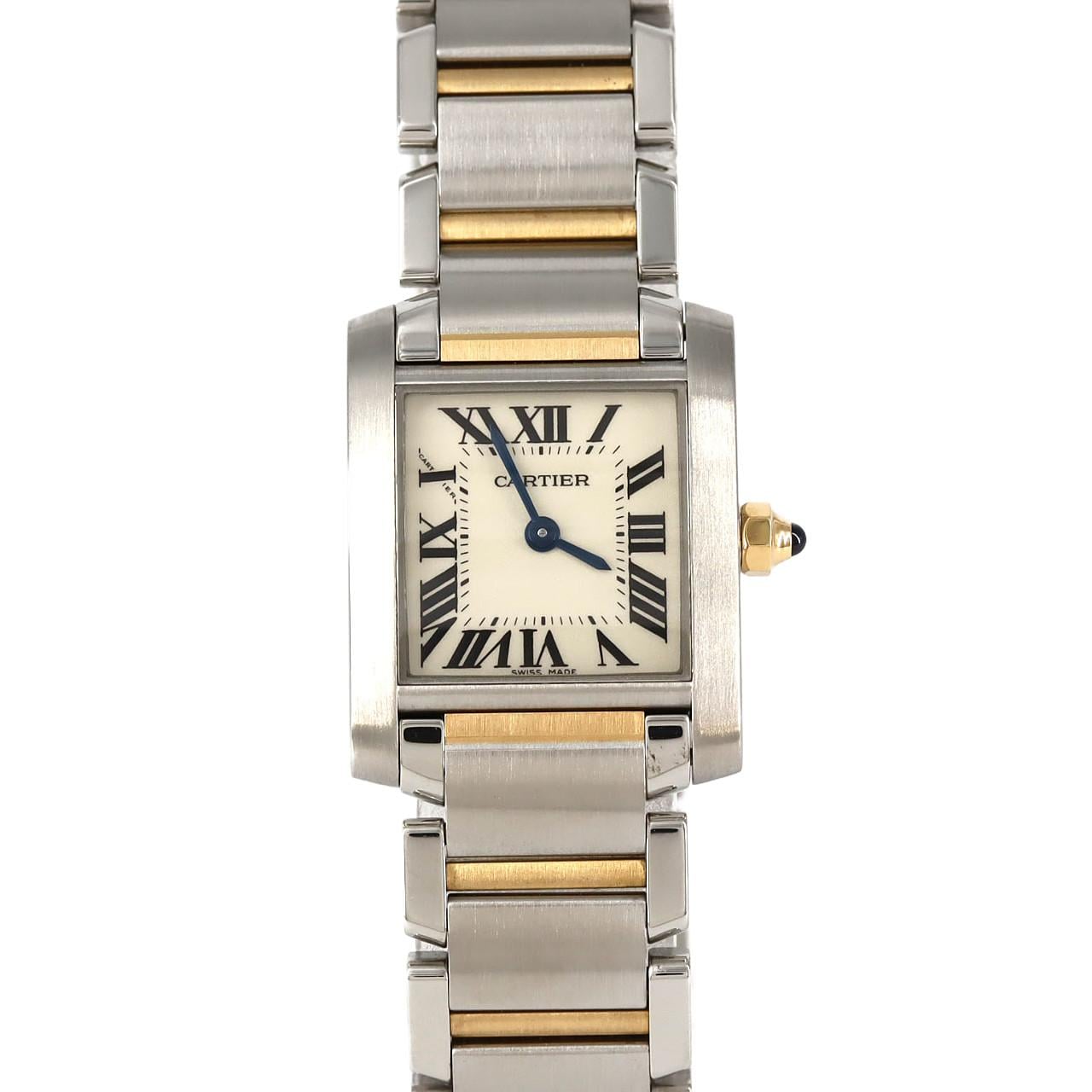 Cartier Tank Francaise SM 兩色 W51007Q4 SSxYG石英
