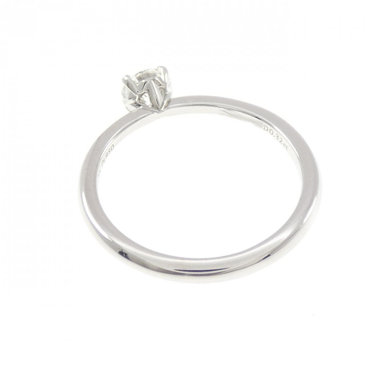 ティファニー トゥルー リング 0.32CT G VS1 3EXT