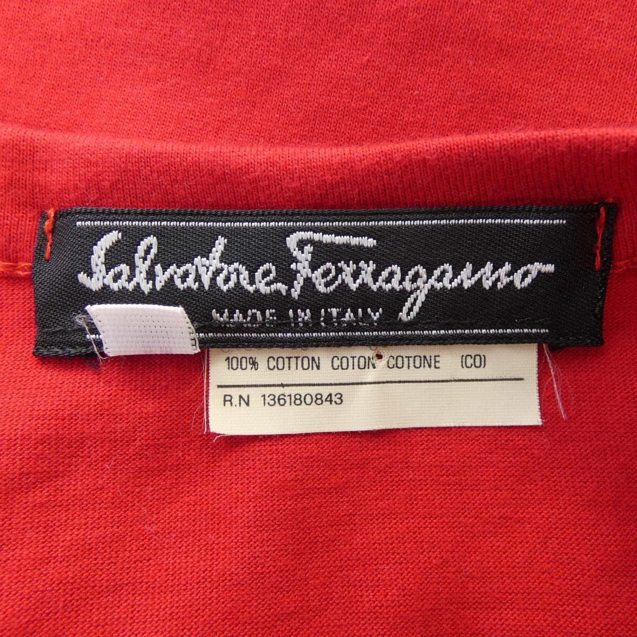 【ヴィンテージ】サルヴァトーレフェラガモ SALVATORE FERRAGAMO Tシャツ
