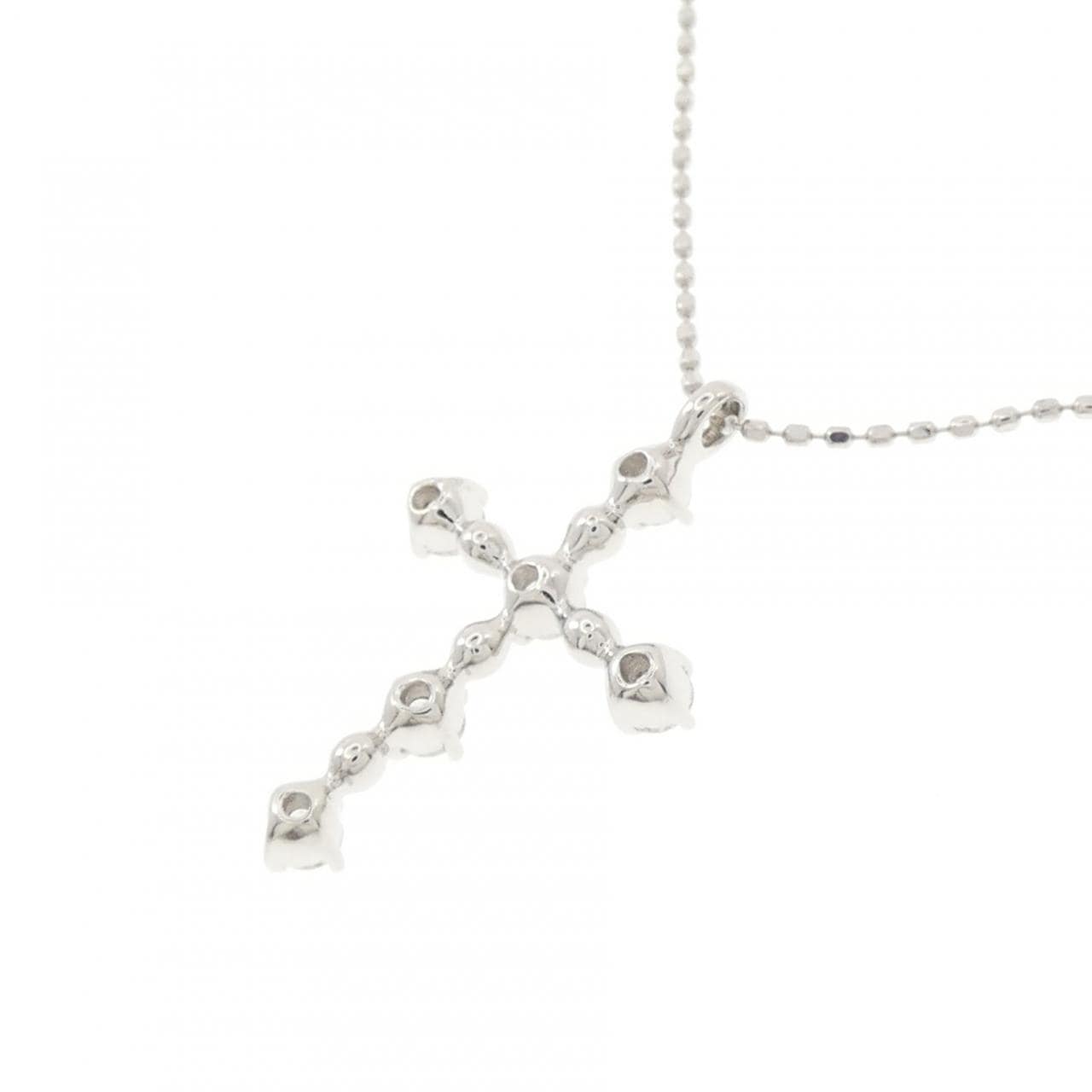 クミキョク クロス ダイヤモンド ネックレス 0.30CT