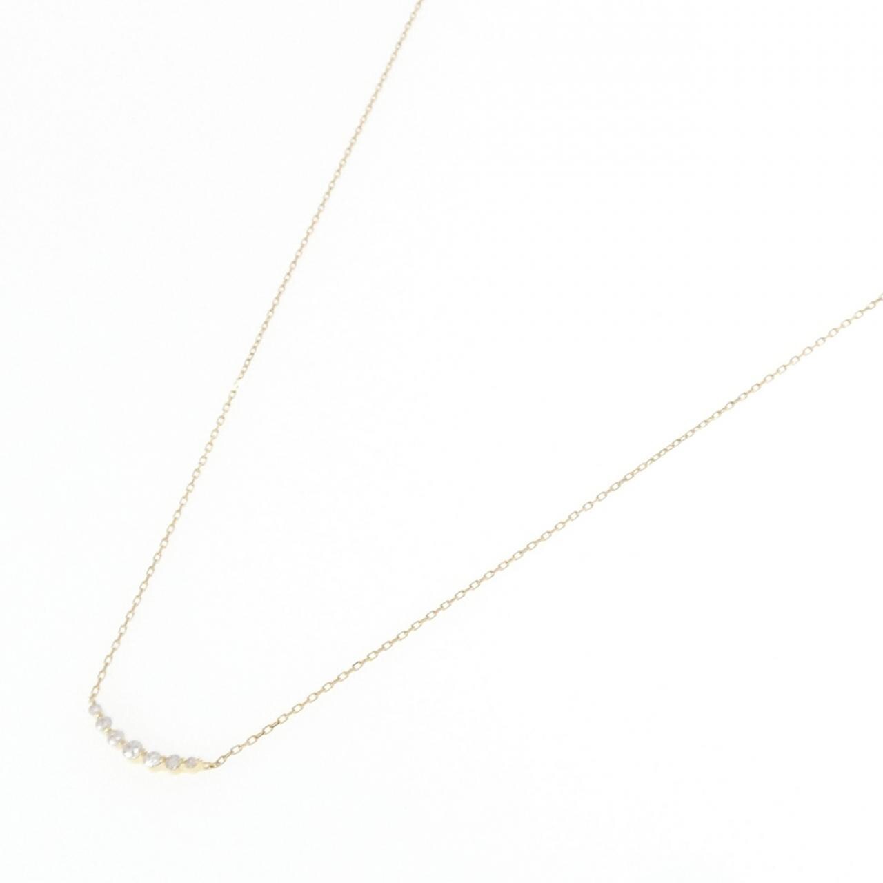アガット ダイヤモンド ネックレス 0.1CT