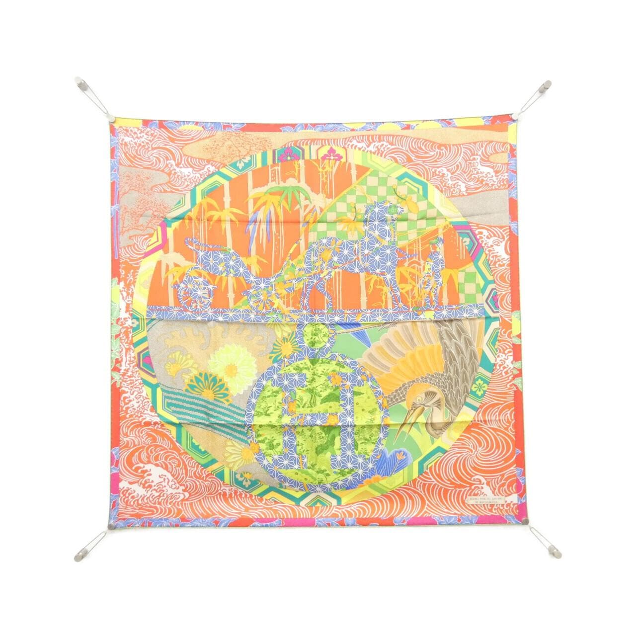 エルメス EX-LIBRIS EN KIMONOS カレ 002630S スカーフ