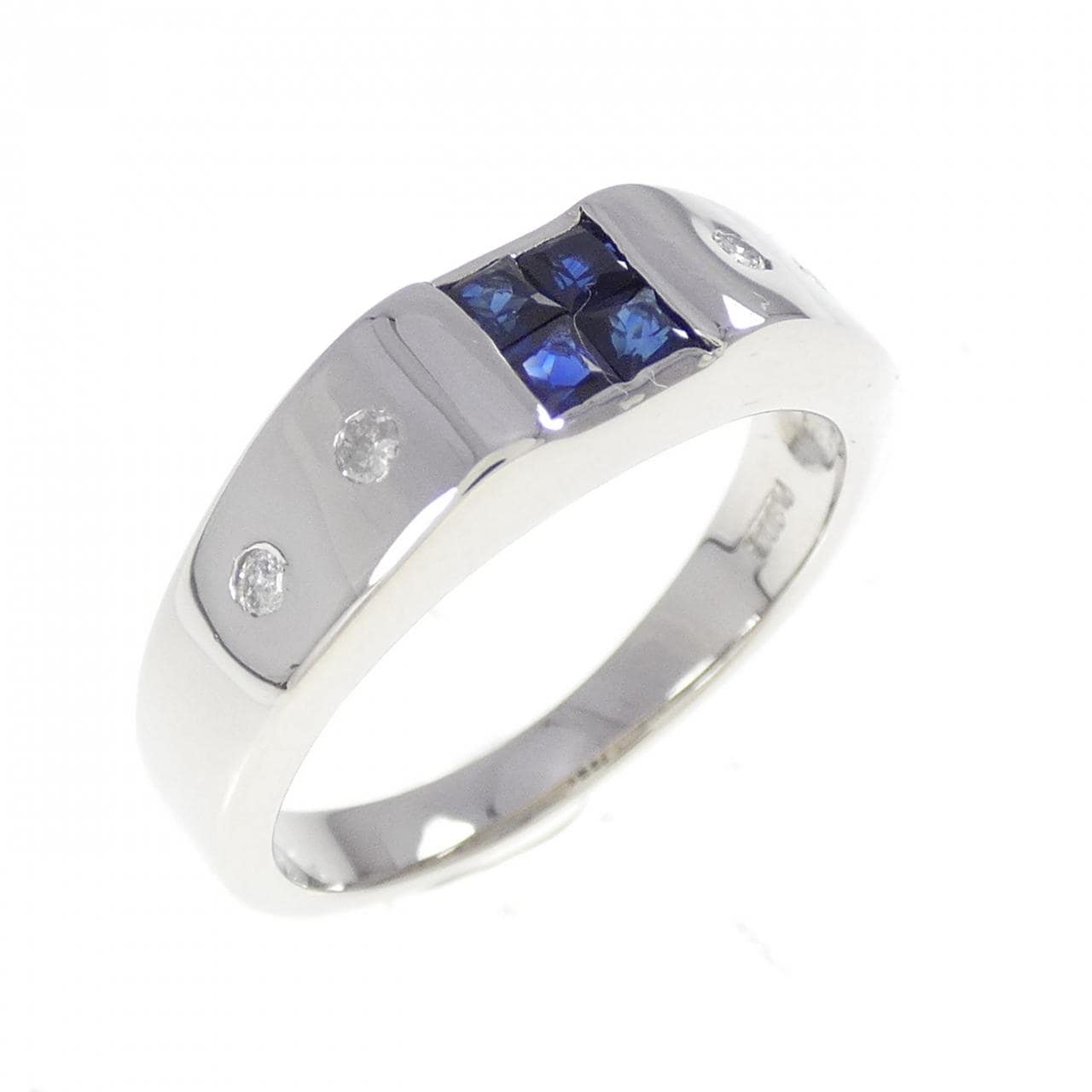 PT900 サファイヤ リング 0.35CT