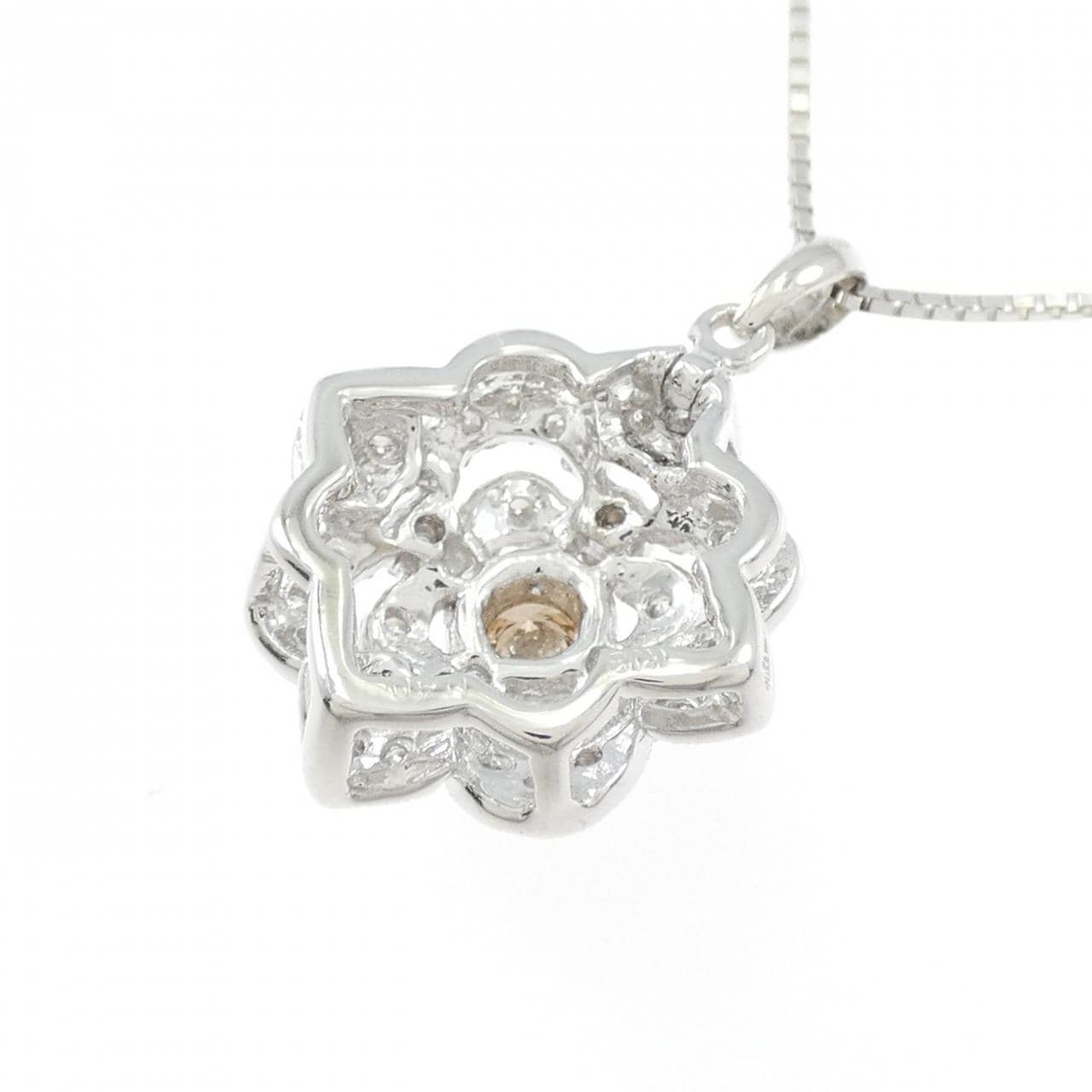 K18WG ダイヤモンド ネックレス 0.40CT