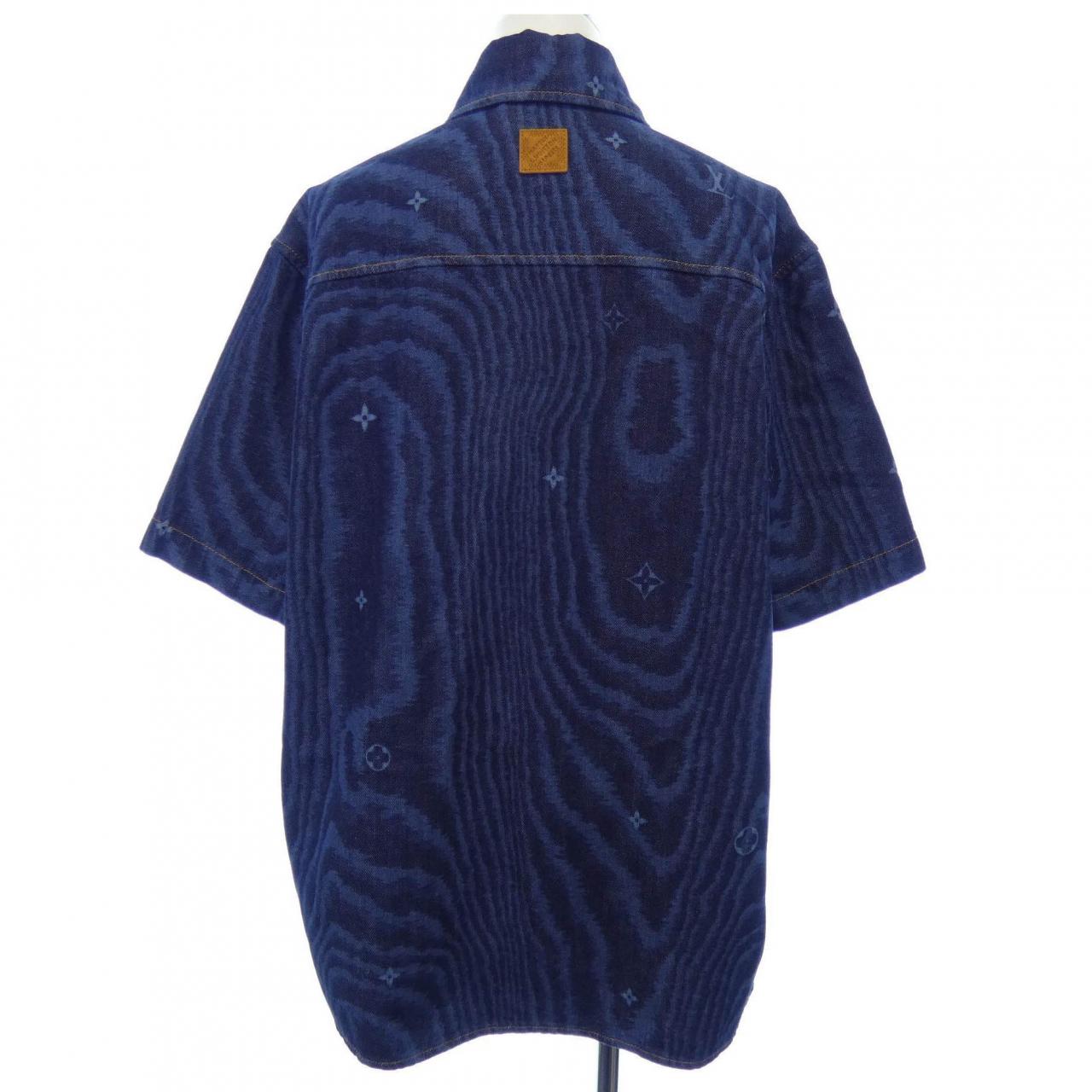 ルイヴィトン LOUIS VUITTON ショートスリーブ デニムシャツ HTS17WVON S/Sシャツ