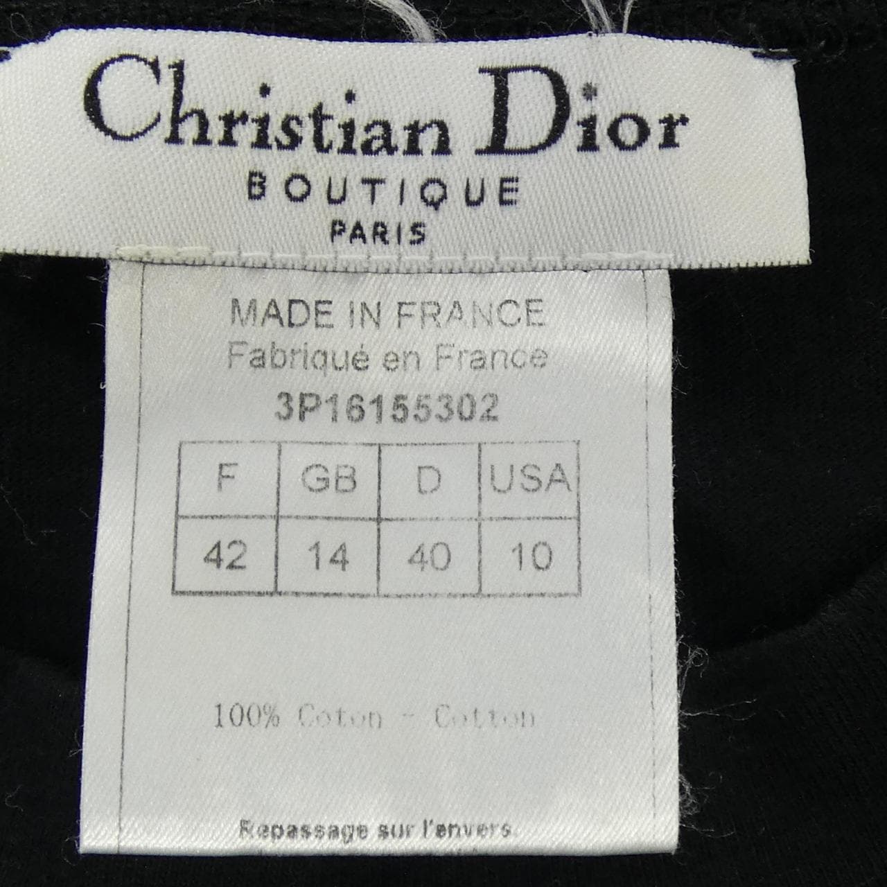 【ヴィンテージ】クリスチャンディオール CHRISTIAN DIOR 3P16155302 タンクトップ