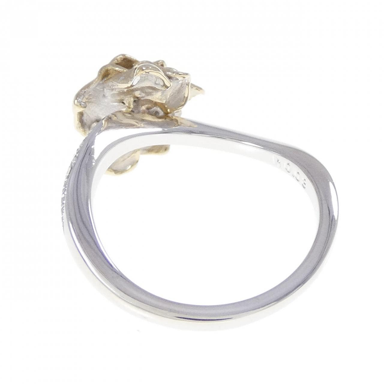 K18WG/K18YG ローズ ダイヤモンド リング 0.08CT