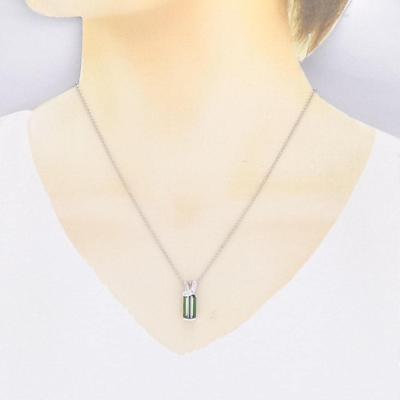 PT Tourmaline necklace 2.22CT