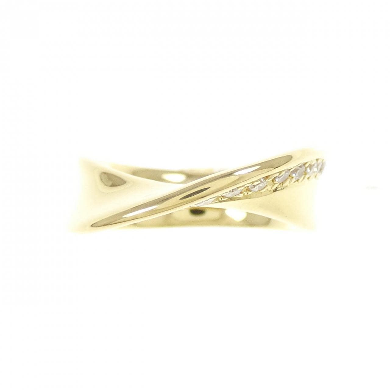K18YG ダイヤモンド リング 0.18CT