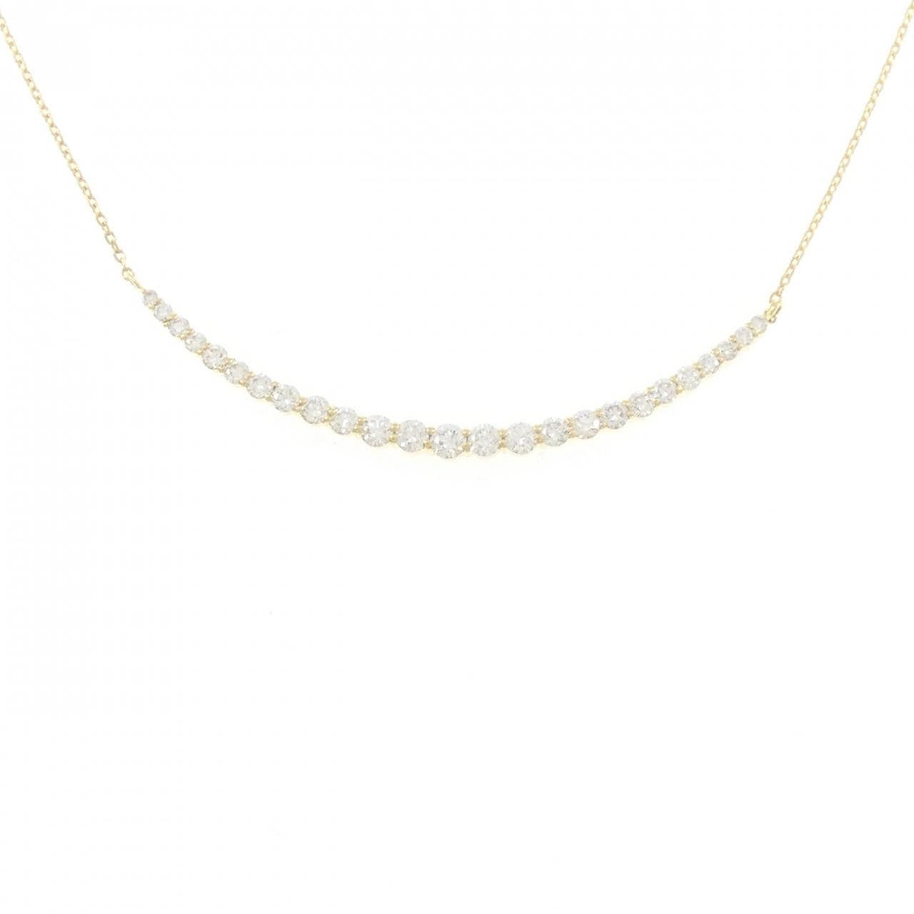 K18YG ダイヤモンド ネックレス 0.65CT