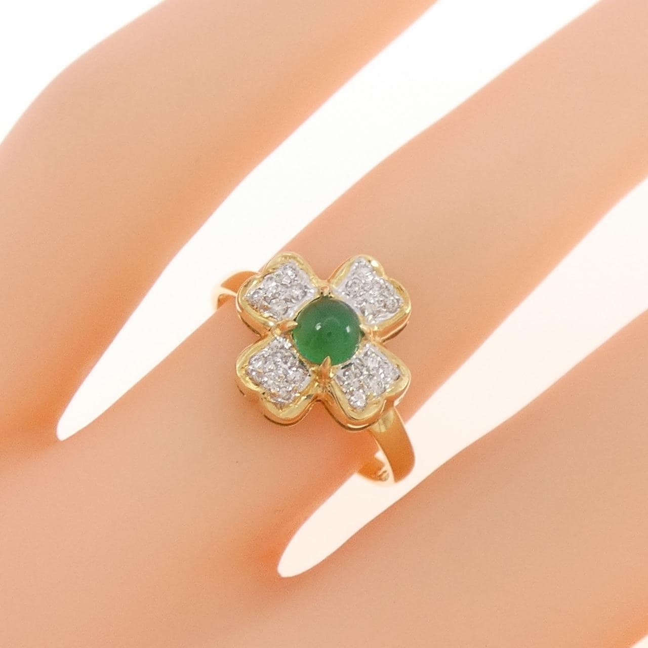 ポンテヴェキオ エメラルド リング 0.30CT