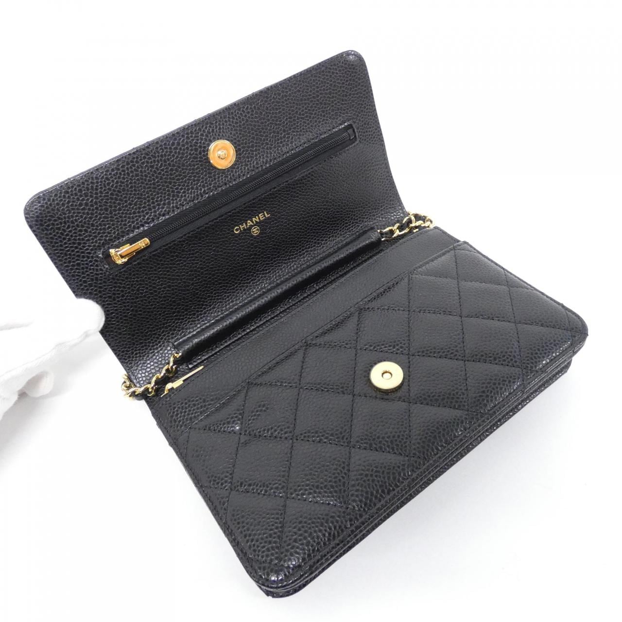 シャネル タイムレスクラシック ライン AP0250 チェーンウォレット