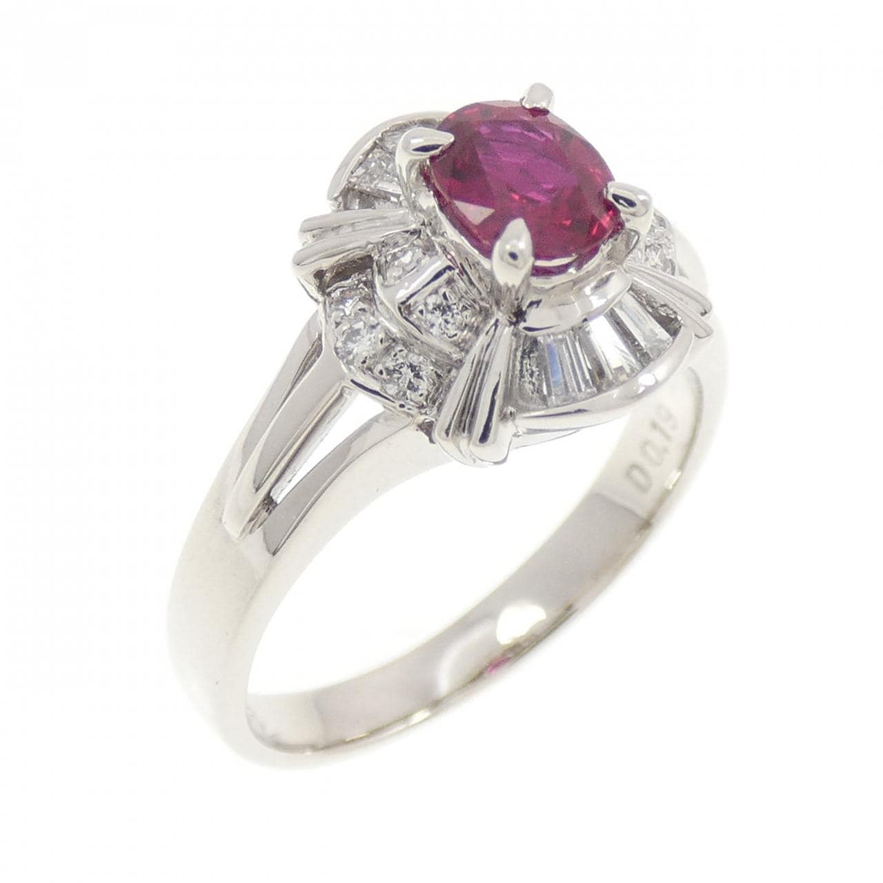 PT900 ルビー リング 0.46CT