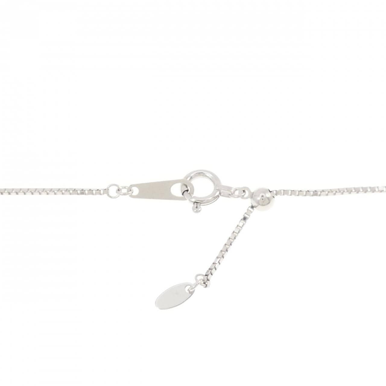 K18WG ダイヤモンド ネックレス 0.48CT