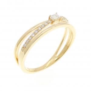 【新品】K18YG ダイヤモンド リング 0.15CT