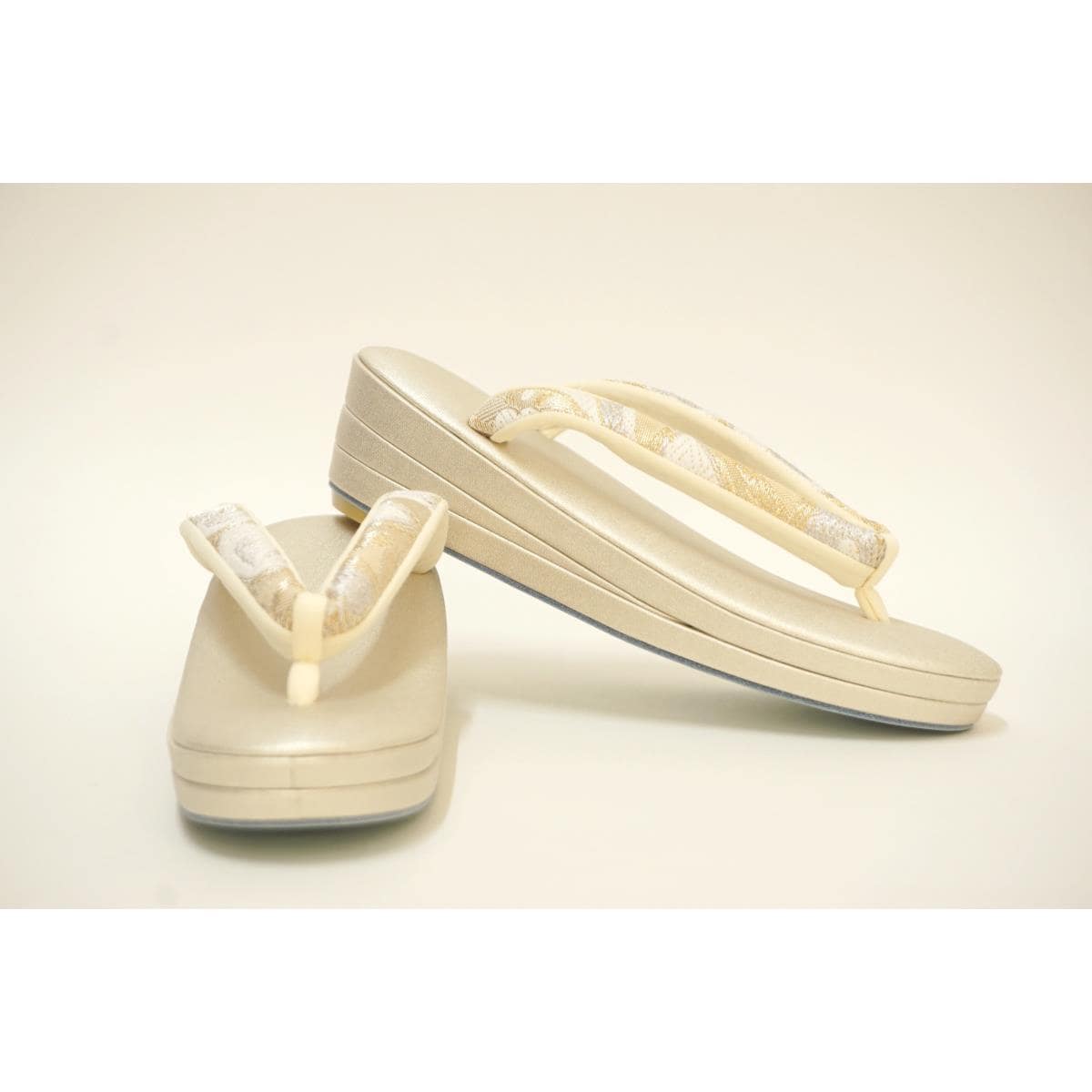 【新品】草履バッグセット　白梅　Ｆサイズ