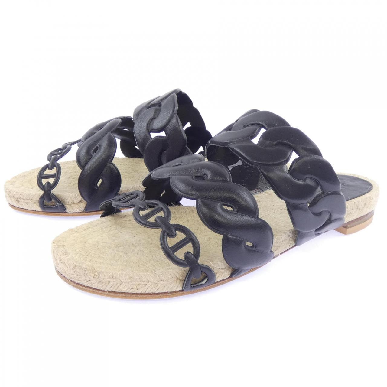 エルメス HERMES グウェン GWEN エスパドリーユ シェーヌダンクル 231132Z サンダル