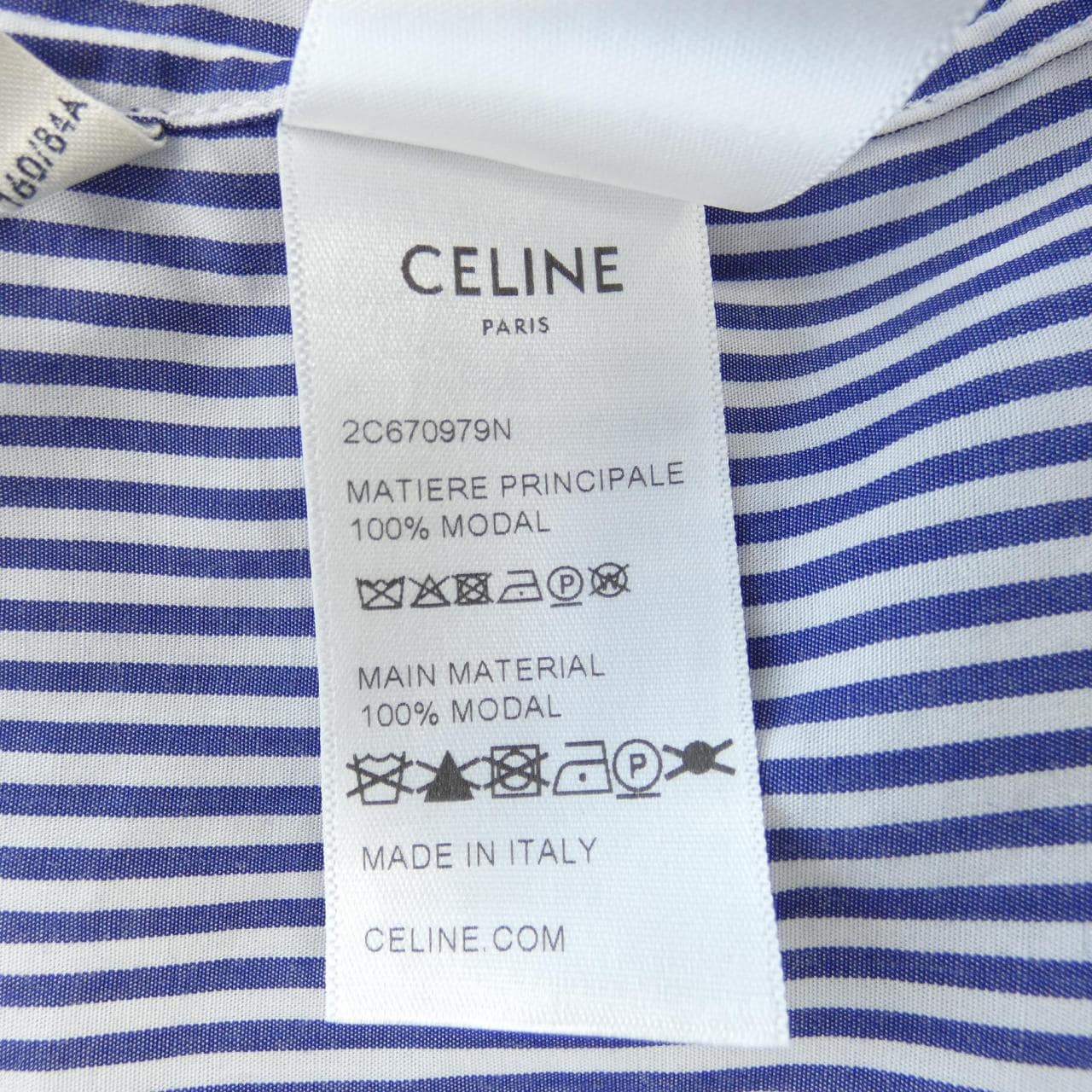 セリーヌ CELINE トリオンフ TRIOMPHE 2C670979N シャツ