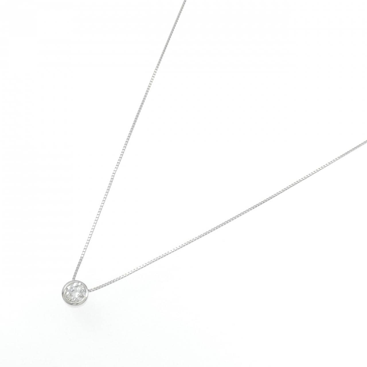 PT1000/PT850 ソリティア ダイヤモンド ネックレス 0.203CT