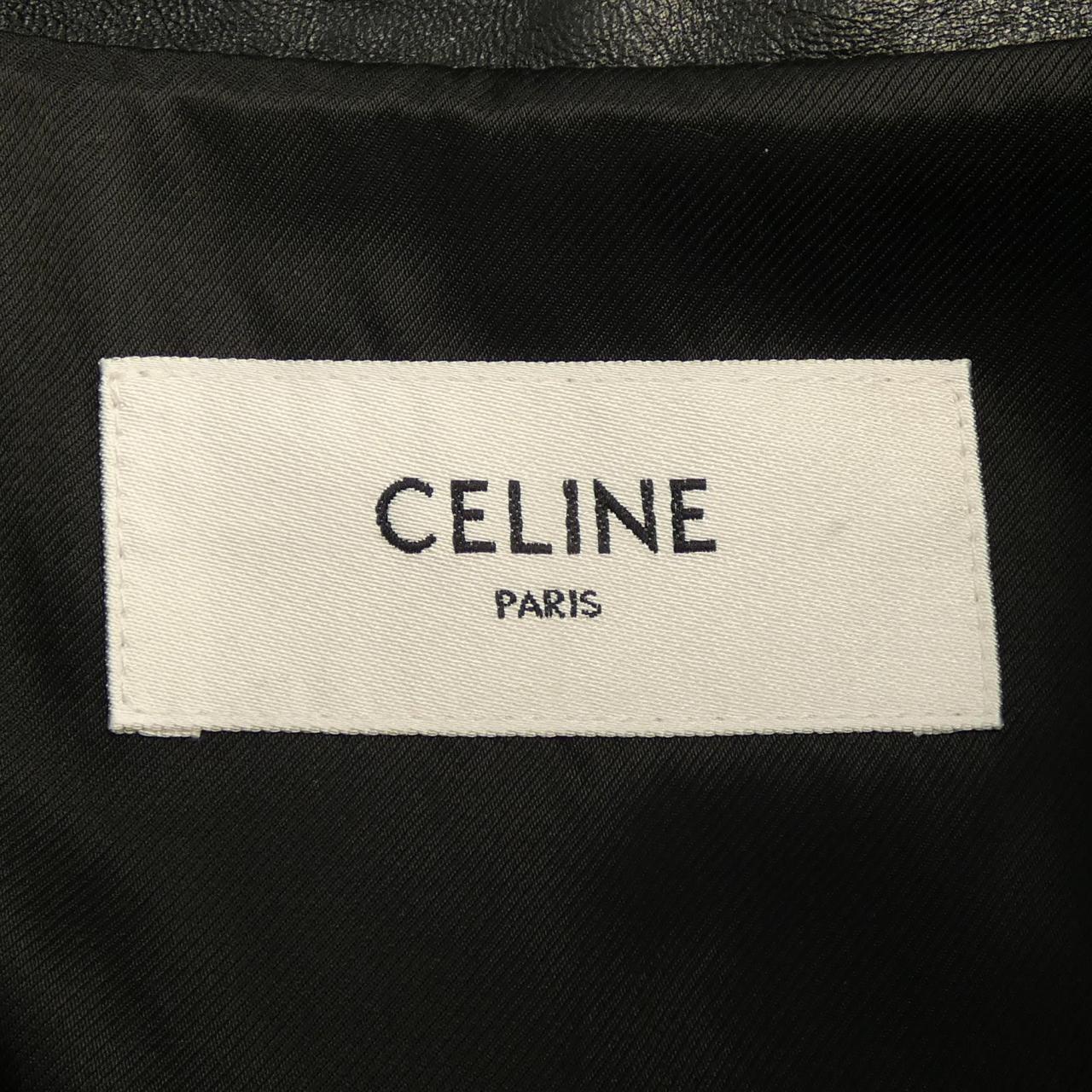 CELINE 2EK17602V Leather Jacket