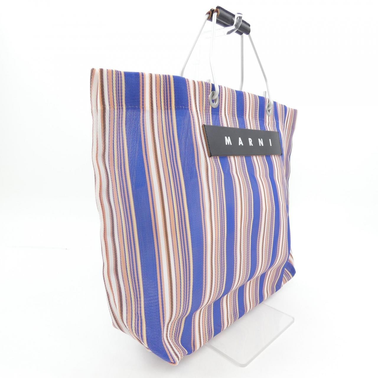 Maruni MARNI MARNI MARKET條紋包包SHMHR08A0BAG