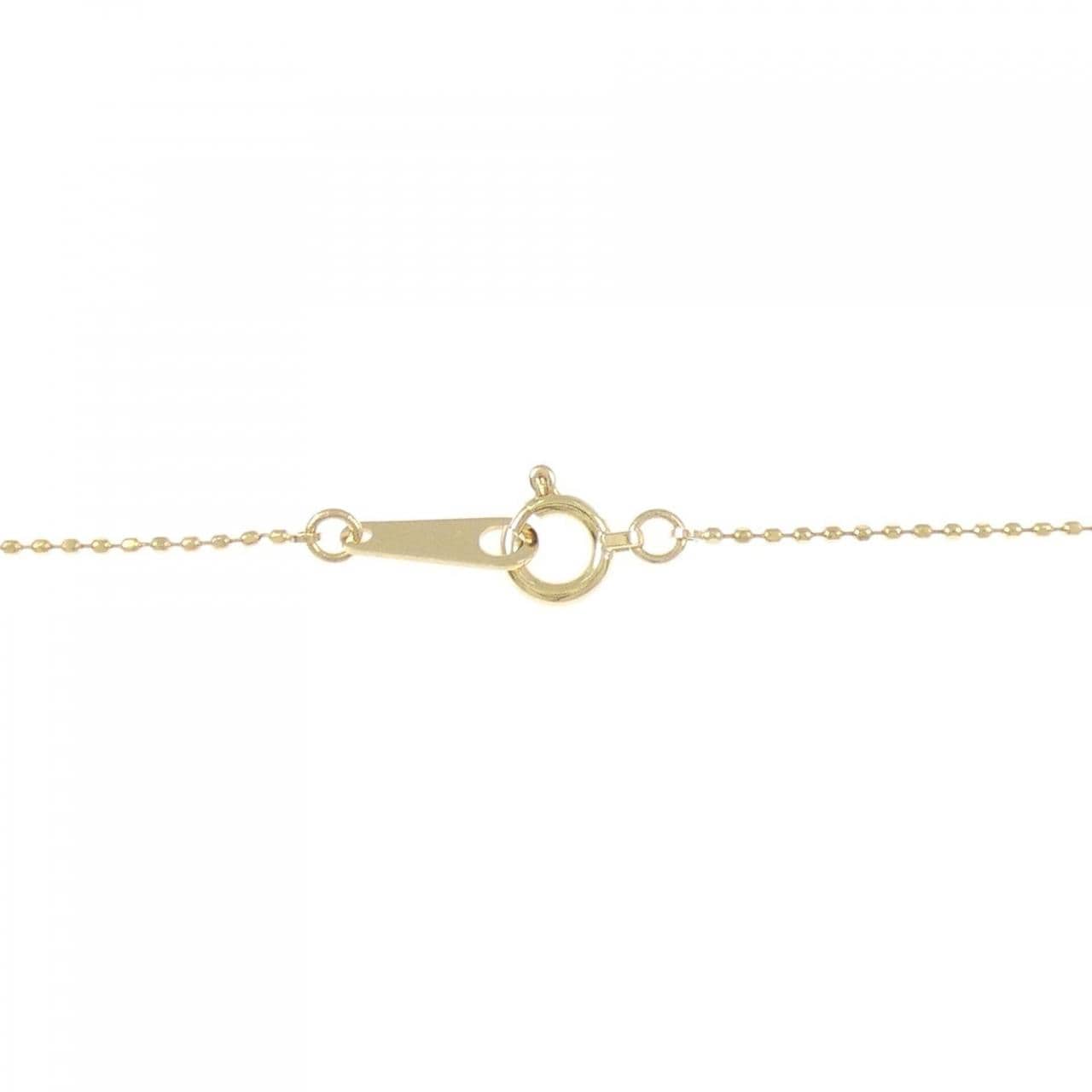 K18YG クロス ダイヤモンド ネックレス 0.50CT