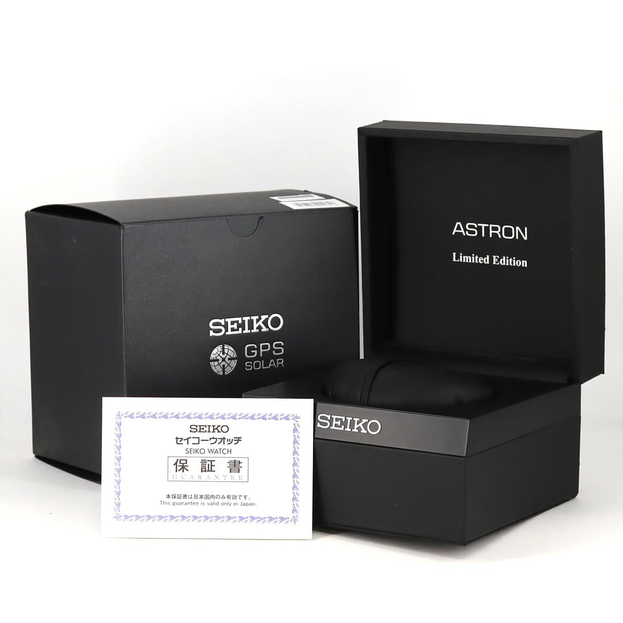 セイコー アストロンGPS LIMITED 5X53-0BA0/SBXC071 TI ソーラークォーツ