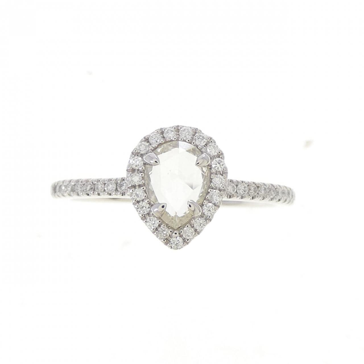 K18WG ダイヤモンド リング 0.40CT